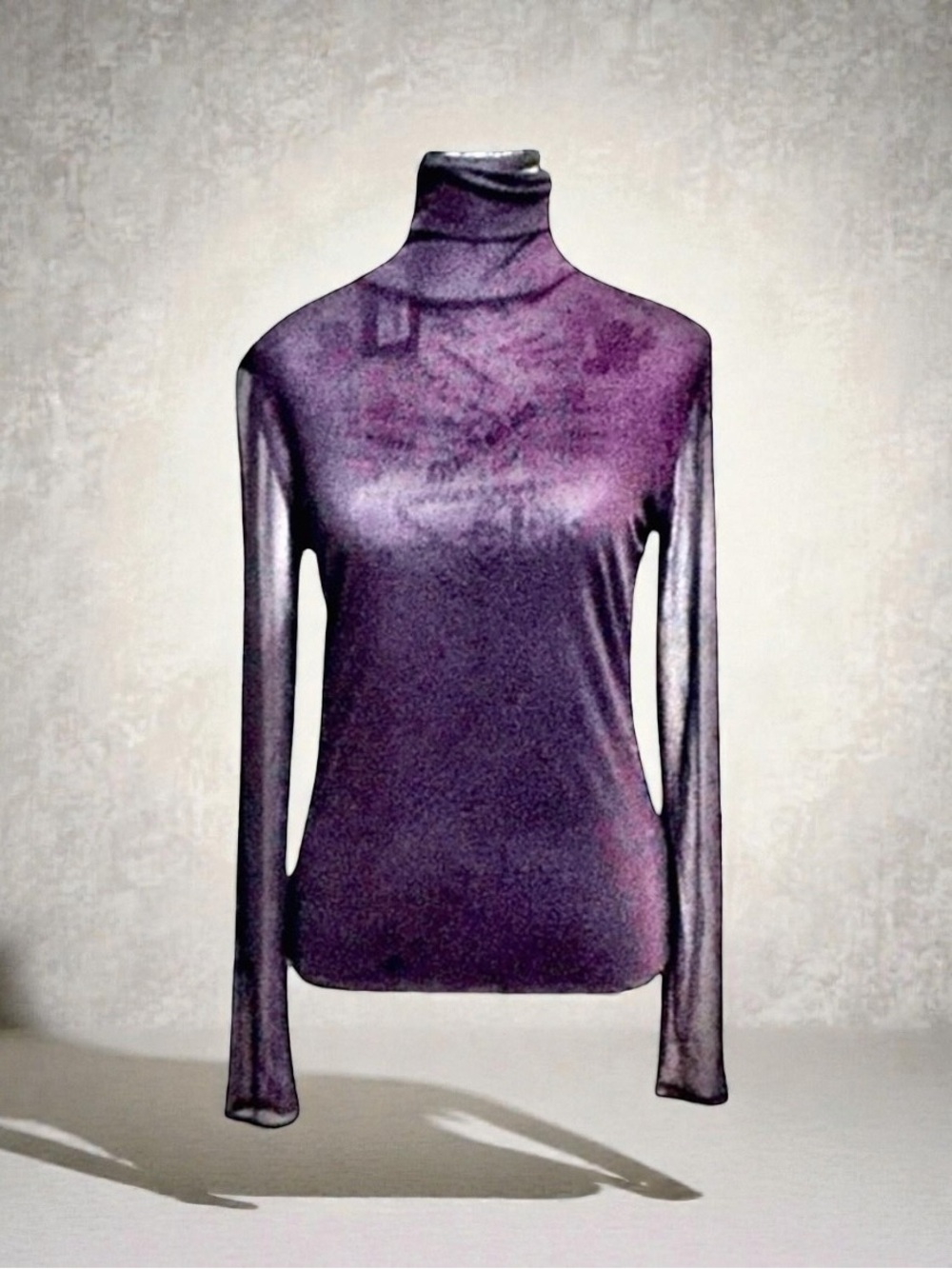 Zenobia Women’s ‘Zeno’ Turtleneck. Plum. Medium | NWT